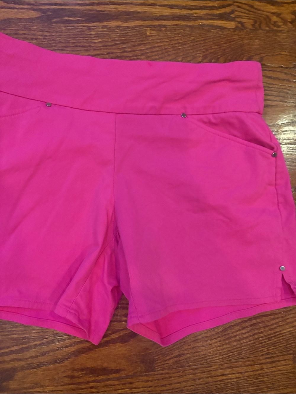 INC International Concepts Bright Pink Athletic Shorts with Pockets